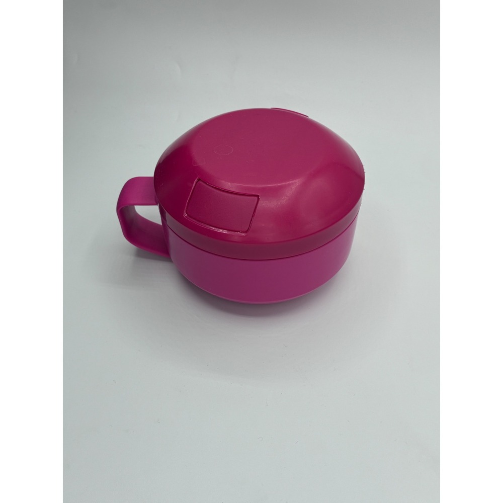 Aladdin Pink Soup Mug Bowl With Lid Portable Microwave Safe 12 oz